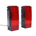 Fydun Submersible Led Trailer Lights Kit 12v Halo Brake Turn Tail For Boat Rv Truck Snowmobile Over 80in 