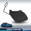 Front Bumper Tow Hook Cover Cap For Benz W205 C-class C200 220 250 300 350 400 2015-2018 A2058850324 A2058851024 Black