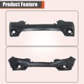 Primed Plastic Front Upper Bumper Cover Without Parking Aid Sensor Holes Replacement For Cherokee 2019-2022 Ch1014133