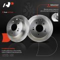 A-premium Rear Disc Brake Rotors And Ceramic Pads Kit Wheel Bearing Hub Assembly Compatible With Mitsubishi Eclipse 2006-2012