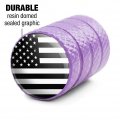 Subdued American Usa Flag Black White Military Tactical Tire Rim Wheel Aluminum Valve Stem Caps