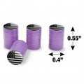 Subdued American Usa Flag Black White Military Tactical Tire Rim Wheel Aluminum Valve Stem Caps