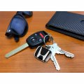 Ipick Image Honda Logo 3d Look Chrome Die-cast Metal Key Chain Key-ring Official Licensed