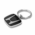 Ipick Image Honda Logo 3d Look Chrome Die-cast Metal Key Chain Key-ring Official Licensed