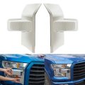Front Left And Right Chrome Bumper Headlight Grille Cover Trim 