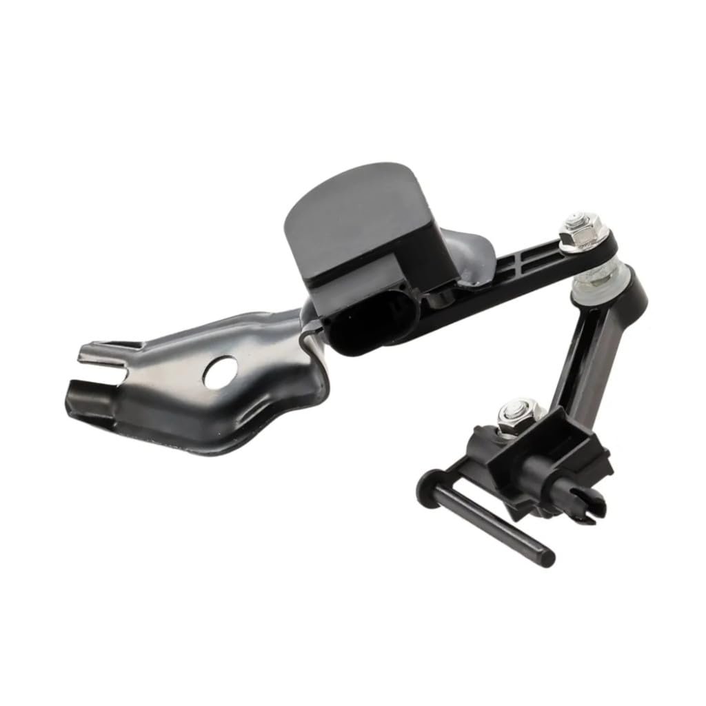 Suspension Ride Height Sensor Front Passenger Side For Volkswagen Touareg 2004 To 2010 Black Plastic 4 Male Terminal