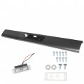 Waltyotur Rear Steel Roll Pan With License Led Light Screws Replacement For Tacoma 1995-2004