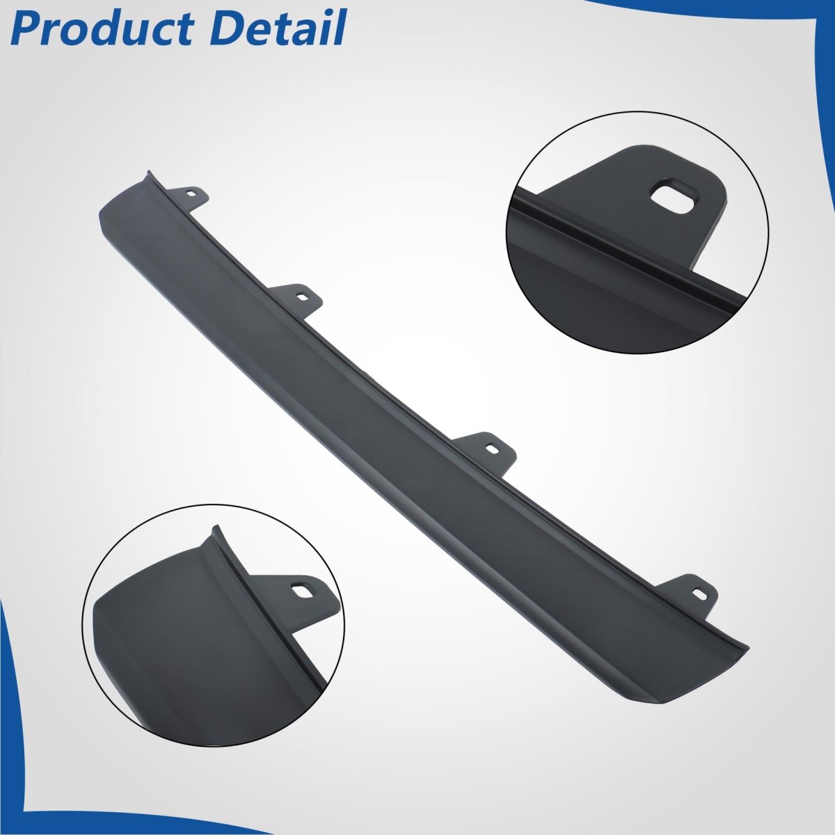 Black Front Side Bumper Lower Molding Trim Replacement For Sentra 2024 62072 6ly0h Plastic Automotive Direct
