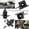 Hood Release Set Upper Lower Latches Compatible With Volvos Trucks Vn Vnl 2004-2018 Replaces 20498998 20565619 Latch 4pcs Black