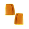 Ford Bronco Ii 1990 Side Marker Lights Driver And Passenger Pair With Lens Housing Next To Headlight Replacement For Fo2551105 