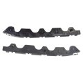 Rear Bumper Brackets For Toyota Sienna 2004 To 2010 Driver And Passenger Side Pair Abs Plastic Cover Support Replace 52575ae010 