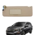 Beige Sun Visor Driver Side With Mirror And Light Replacement For Honda Pilot 2017-2021 Ridgeline 2018-2020 83280-tg7-a12za 
