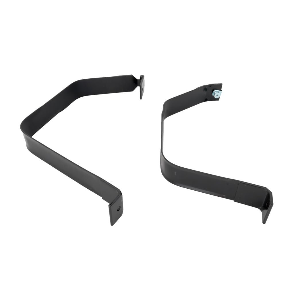 Fuel Tank Strap Set Of 2 For Ford F-450 Super Duty 2002 Center Position Black Steel 30 In And 38 5 Replaces 5c3z9054ca