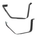 Fuel Tank Strap Set Of 2 For Ford F-450 Super Duty 2002 Center Position Black Steel 30 In And 38 5 Replaces 5c3z9054ca