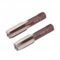 Uxcell Metric Hand Tap M16 Thread 2 Pitch 4 Straight Flutes H2 Alloy Tool Steel Bottom Er Screw Tap Set Tapping Tools For
