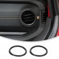 Linskip Dashboard Air Vent Rings For 2024 Jeep Wrangler Jl 4xe Gladiator Jt Sport Rubicon Sahara Willys Mojave Covers Trim 