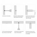 Uxcell 10mm Drill Center For Dowel And Tenon Stainless Steel Woodworking Doweling Centering Tool 8pcs