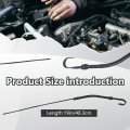 Oil Dipstick Tube Black Engine Leval Fit Replacement For Chevrolet Small Block Sbc 265 283 305 327 350 383 400 1955a 1979 Black