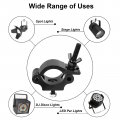 Uxcell Light Truss Clamps Aluminum Alloy Stage Lighting Pipe O Clamp For 1 5-2 05inch Od Tube Max Load 500lb Single Buckle