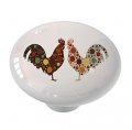 Gotham Decor Retro Rooster Pair Drawer Cabinet Knob 
