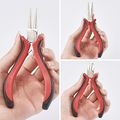 Jklcom Jewelry Pliers Making Tools Kit Round Nose Flat Side-cutting For Beading Set Of 3 Pieces