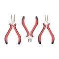 Jklcom Jewelry Pliers Making Tools Kit Round Nose Flat Side-cutting For Beading Set Of 3 Pieces
