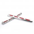 Topteng 4pcs Chrome Goldwing Fairing Trunk Trim Fit For Honda Gl1800 2001-2011