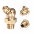 Uxcell Brass 45 Degree Grease Fitting M8 X 1mm Thread Hydraulic Accessories 5pcs