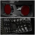 Compatible With Chevy Silverado Gmt800 4pc Pair Of Chrome Amber Corner Headlight Smoked Lens Led Tail Light