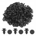 100pcs Door Bumper Plastic Trim Panel Retaining Rivets Clip Fit For 8mm Hole