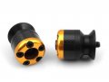 Gold High Quality Motorcycle Carbon Cnc Aluminum Machined Swingarm Sliders Spools Fiber Protector Fit For Kawasaki Gpz500s