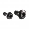 Uxcell M2x6mm M3x6mm Thread 10 9 Alloy Steel Button Head Hex Socket Cap Screw Bolt 200pcs