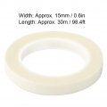Adhesive Tape White Heat Resistant Glass Fiber Cloth Single Sided Sealings For Inter Layer Insulation Packaging 15mm X Duct