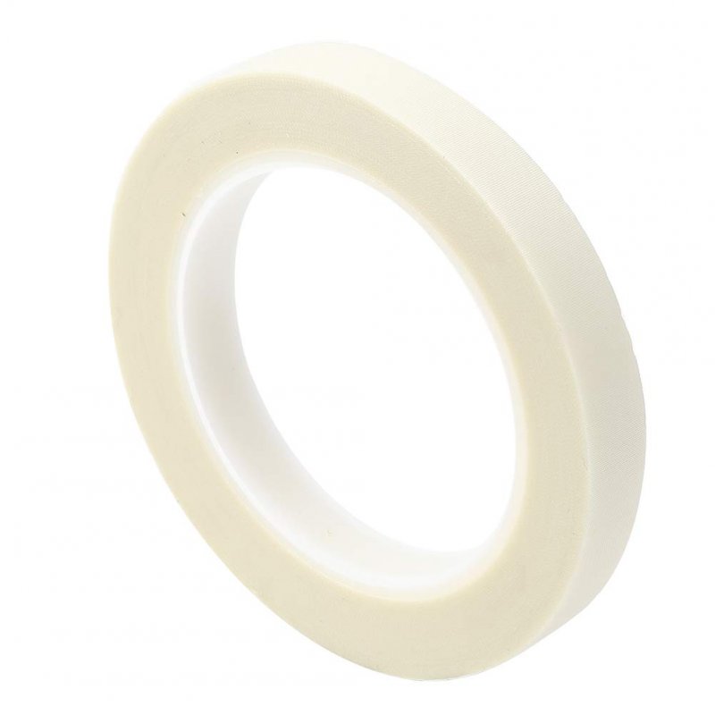 Adhesive Tape White Heat Resistant Glass Fiber Cloth Single Sided Sealings For Inter Layer Insulation Packaging 15mm X Duct