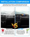 Autorder Dashboard Cover Mat Fit For 2017-2024 Volkswagen Vw Tiguan Accessories Flannel Dash Sunshade Glare Uv Rays Protector