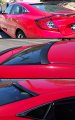 Jdm Sport Rear Window Roof Spoiler Visor Compatible With 2016-2021 10th Gen Honda Civic Lx Ex Touring 4 Door Sedan