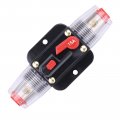 12v 24v Dc 15a Car Audio Inline Circuit Breaker Reset Fuse Holder For Stereo Switch System Protection Marine Boat And Bike Use