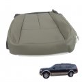 Wflnhb Artificial Leather Front Driver Side Bottom Seat Cover Gray Replacement For Expedition 2007-2014