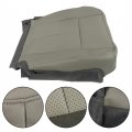 Wflnhb Artificial Leather Front Driver Side Bottom Seat Cover Gray Replacement For Expedition 2007-2014
