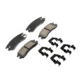Rear Ceramic Disc Brake Pads For Cadillac Eldorado 1997 1998 1999 2000 2001 2002 Gold Classification Bonded With Shims Clips 