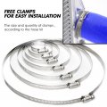 G-plus Silicone Radiator Coolant Hose Pipe Kit Clamps Compatible With Civic 1992-1995 Sir Sir-ii Del Sol 1993-1997 Eg6 B16a