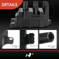 A-premium Ignition Coil Pack Compatible With Ford Mazda Mercury F-150 01-10 Ranger 01-08 Mustang 01-04 Cougar 01-02 B3000 Sable