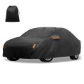 Car Cover For Toyota Camry 2007 2022 Waterproof Aluminum Film Outdoor Protection Sun Rain Snow Hail Driver Door Zipper Black 