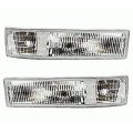 Park And Signal Lamp Pair For 1995 To 2005 Astro Gm Safari Left Right Waterproof Combination Turn Parking Light Assemblies 