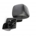 Ocpty Black Left Side Mirror Fit For 2003-2006 Jeep Wrangler Textured Glass Manual Folding
