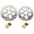 Sfriding Front Rear Brake Rotors Pads For Suzuki Intruder 1400 Vs1400 Glp S83 Boulevard 1987-2010