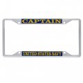 Us Navy Captain Officer Grades License Plate Frame For Front Or Back Of Car Officially Licensed United States