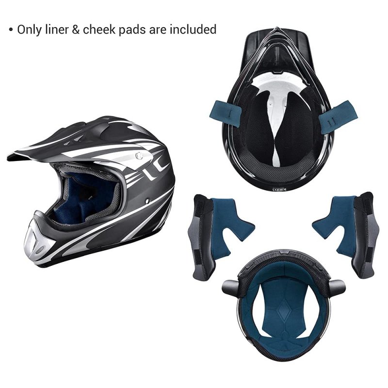 Ahr Replacement Top Liner And Cheek Pads Kit For H-ven20 Size M