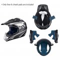 Ahr Replacement Top Liner And Cheek Pads Kit For H-ven20 Size M