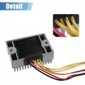 X Autohaux Voltage Regulator Rectifier Replacement For Atv Polaris Trail Blazer 330 2010-2013 Metal Plastic Rubber Black Silver